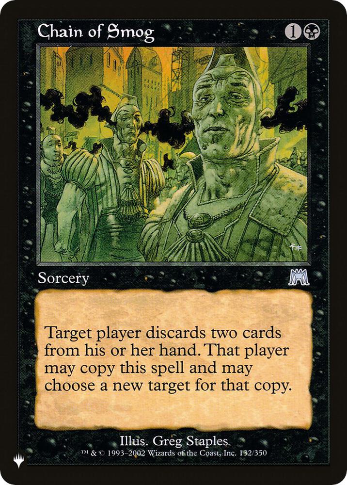 Chain of Smog - The List Reprints - Magic: The Gathering