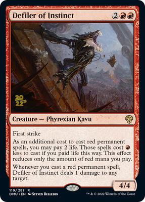 Defiler of Instinct #119 – Prerelease Cards (Rare)