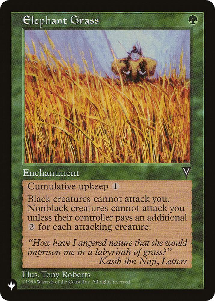 Elephant Grass - The List Reprints - Magic: The Gathering
