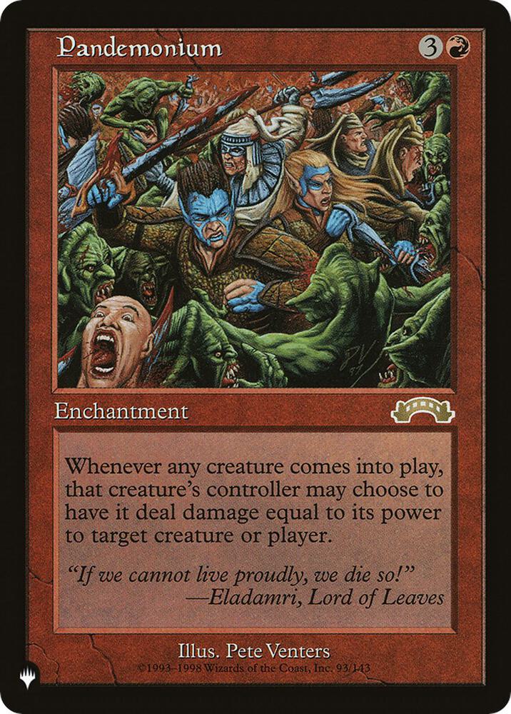 Pandemonium (EXO) - The List Reprints - Magic: The Gathering