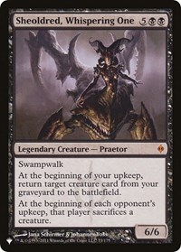 Sheoldred, Whispering One (The List Reprints)