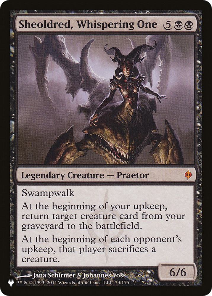 Sheoldred, Whispering One - The List Reprints - Magic: The Gathering -  TCGplayer.com