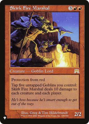 Skirk Fire Marshal 229/350 – The List Reprints (Rare)