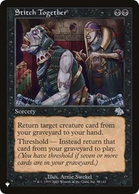 Stitch Together - The List Reprints - Magic: The Gathering card