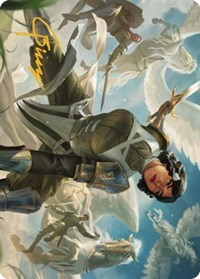 Resolute Reinforcements Art Card (Gold-Stamped Signature)
