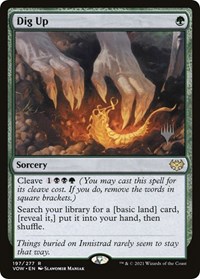 Dig Up - Promo Pack: Dominaria United - Magic: The Gathering card