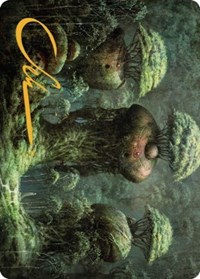 Forest Art Card (Gold-Stamped Signature)