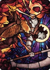 Garna, Bloodfist of Keld Art Card (Gold-Stamped Signature)