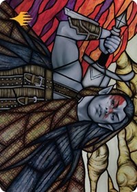 Radha, Coalition Warlord Art Card (Gold-Stamped Signature)