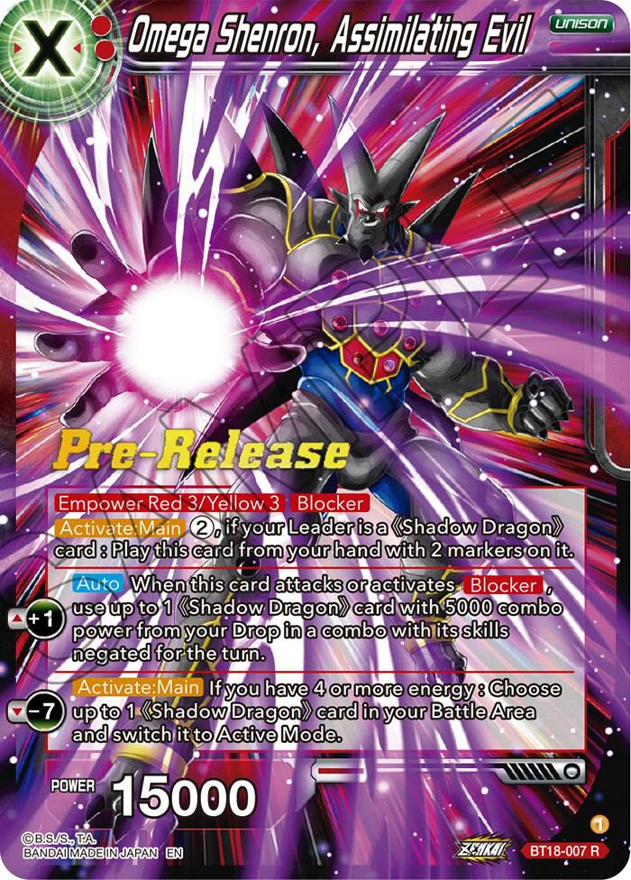 Omega Shenron, Assimilating Evil - Dawn of the Z-Legends Pre 