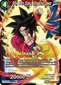 SS4 Son Goku, Digging Deep card art