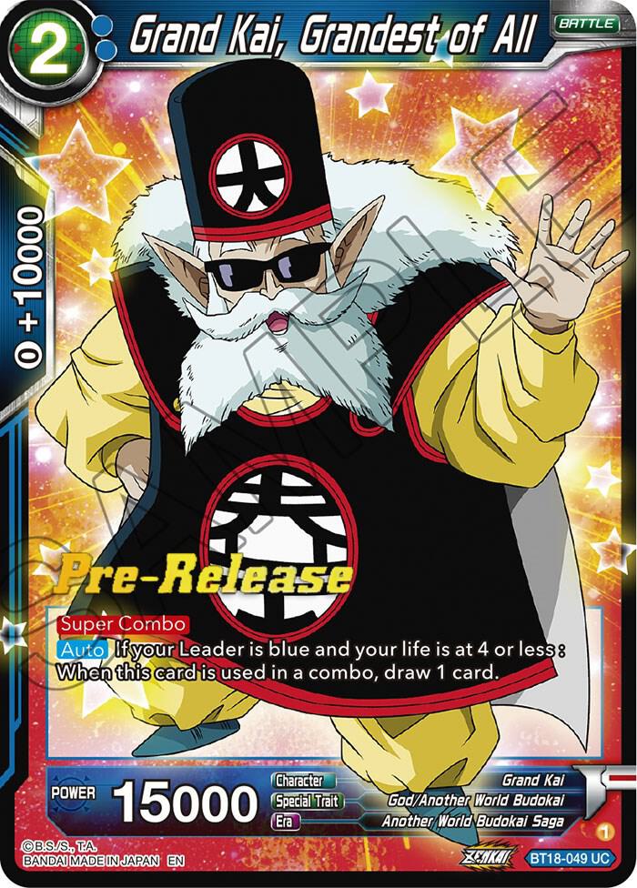 Grand Kai, Grandest of All - Dawn of the Z-Legends Pre-Release