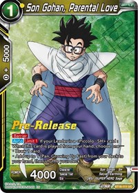 Son Gohan, Parental Love card art