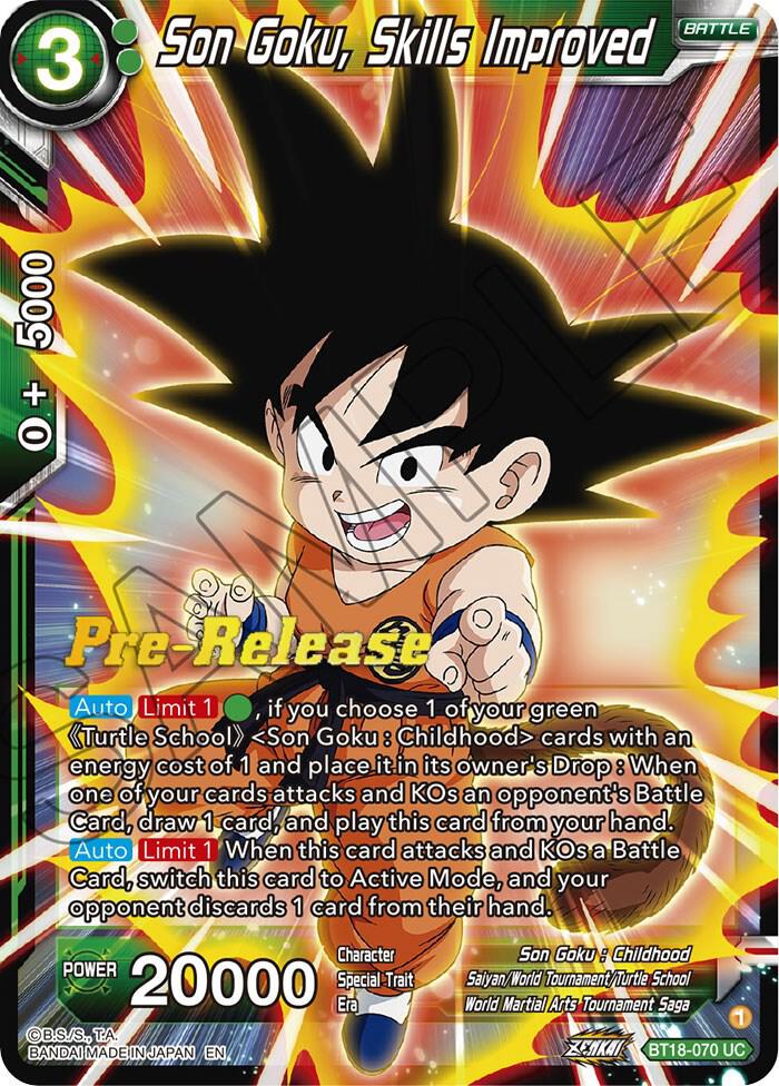 Son Goku, Skills Improved - Dawn of the Z-Legends Pre-Release