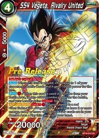SS4 Vegeta, Rivalry United card art
