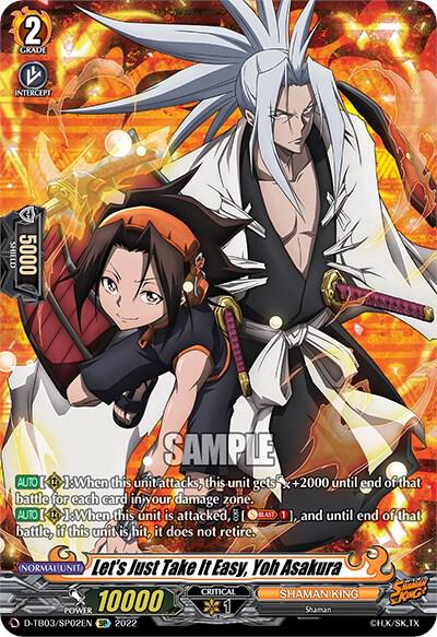 Let's Just Take It Easy, Yoh Asakura (SP)