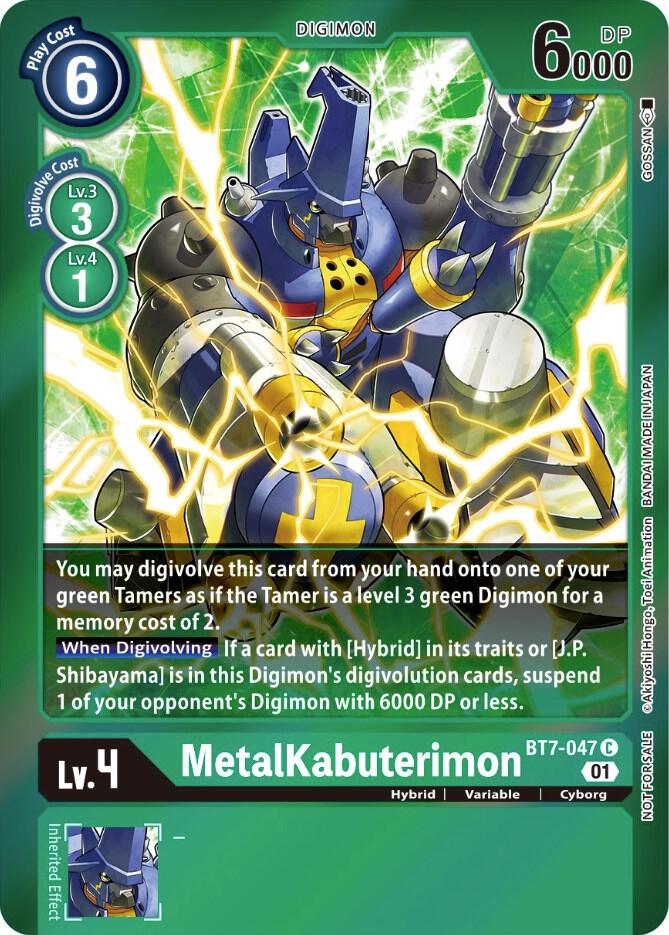 MetalKabuterimon Event Pack 3 digimon card