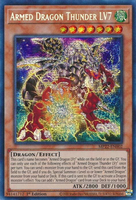 Armed Dragon Thunder LV7 - 2022 Tin of the Pharaoh's Gods - YuGiOh