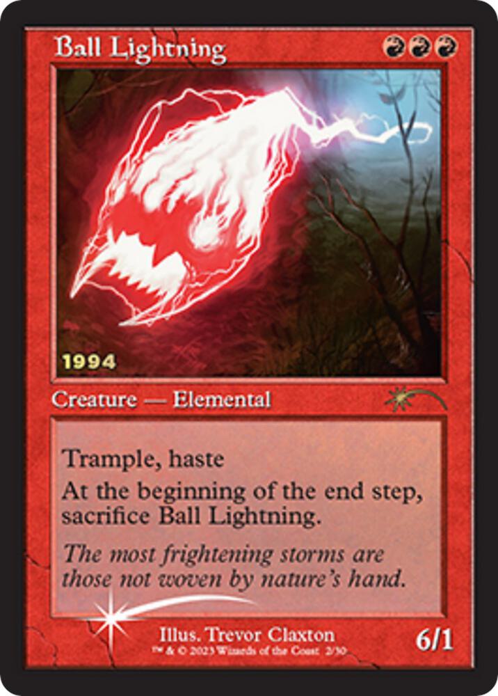 Ball Lightning - 30th Anniversary Promos - Magic: The Gathering
