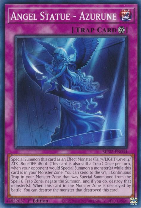 Angel Statue - Azurune - 2022 Tin of the Pharaoh's Gods - YuGiOh