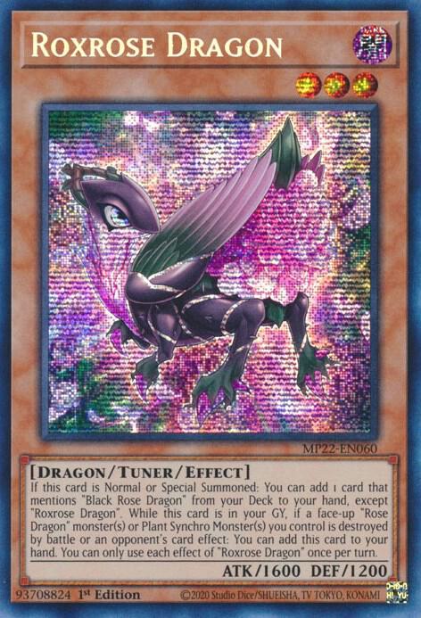 Roxrose Dragon - 2022 Tin of the Pharaoh's Gods - YuGiOh