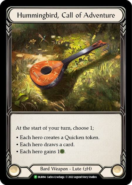 Hummingbird, Call of Adventure