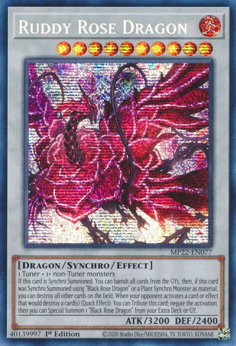 Ruddy Rose Dragon - 2022 Tin of the Pharaoh's Gods - YuGiOh