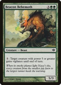 Beacon Behemoth - Conflux - Magic: The Gathering card