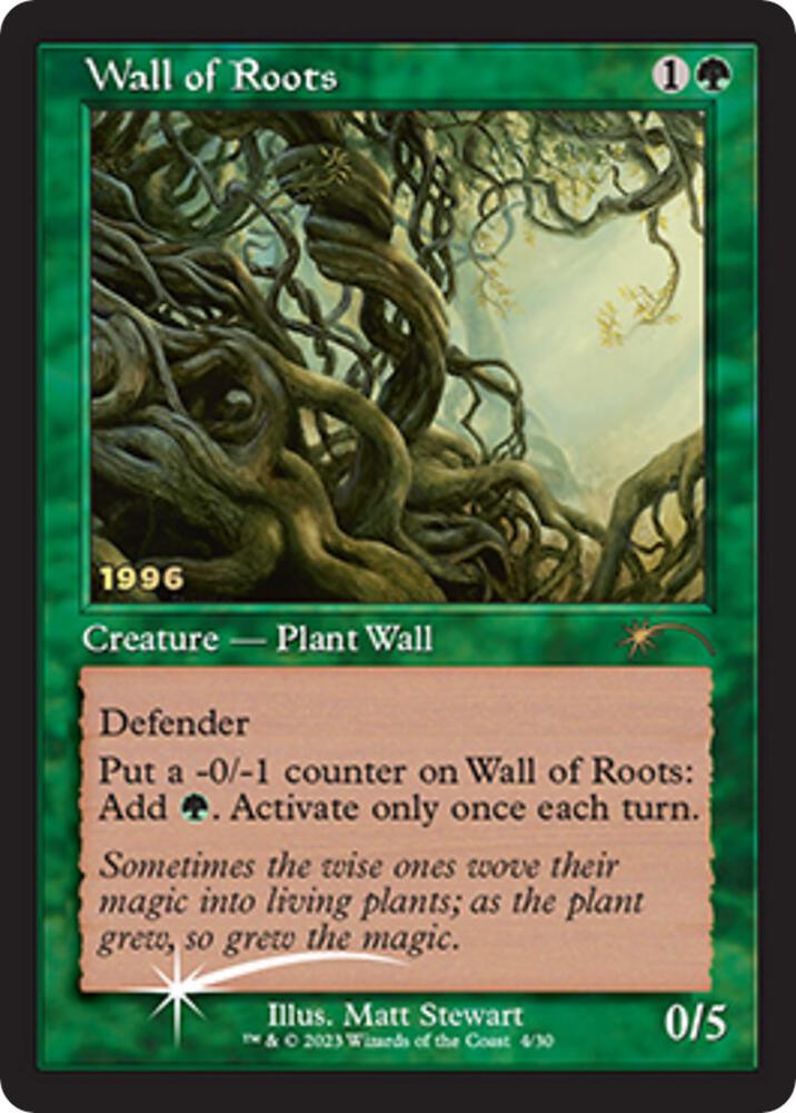 Wall of Roots - 30th Anniversary Promos - Magic: The Gathering