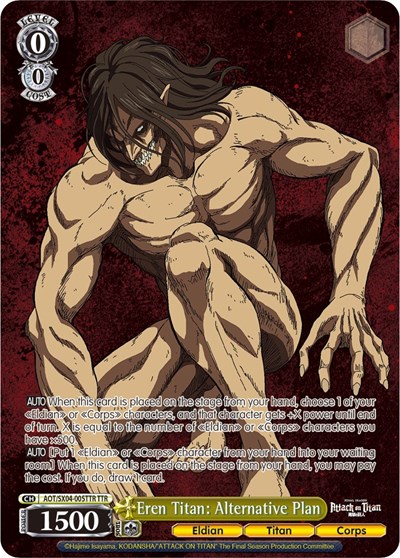 Eren Titan: Alternative Plan (TTR) card