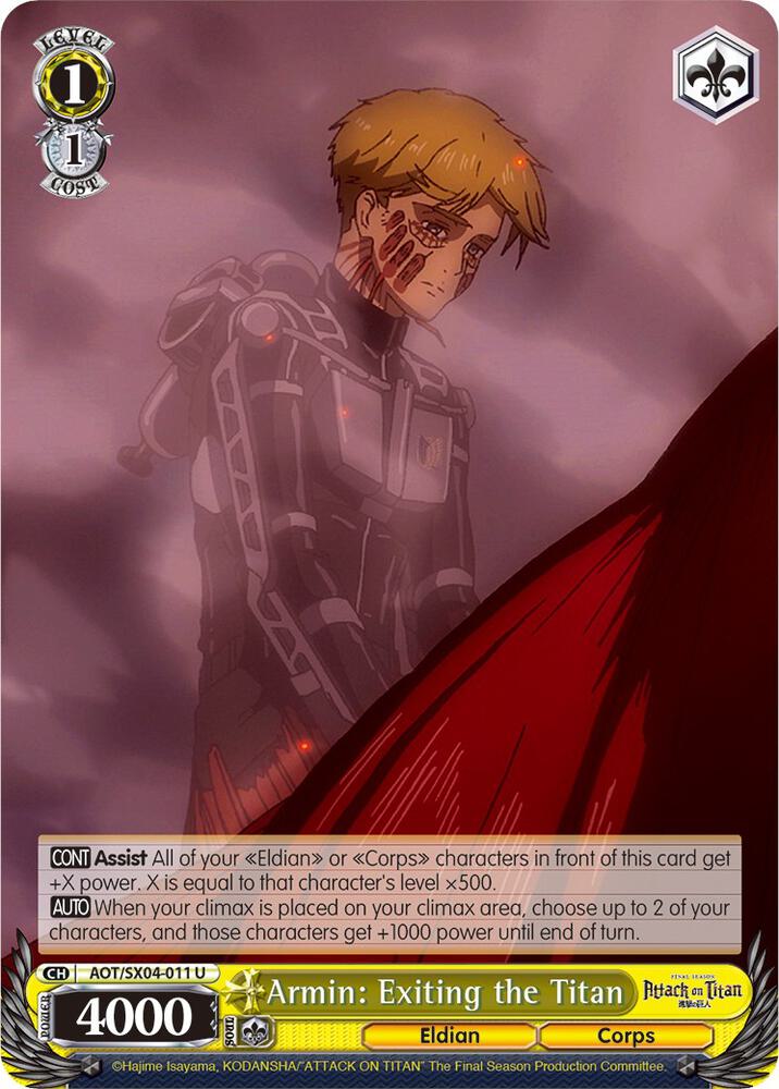 Armin: Exiting the Titan - Attack On Titan: Final Season - Weiss