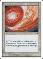 Circle of Protection: Red - 7th Edition - Magic: The Gathering