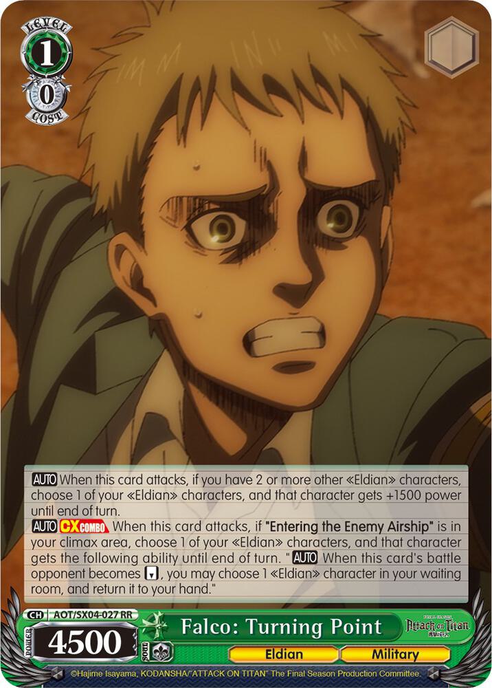 Falco: Turning Point - Attack On Titan: Final Season - Weiss