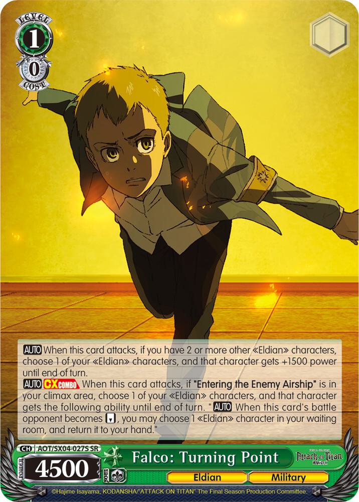 Falco: Turning Point (SR) - Attack On Titan: Final Season - Weiss