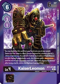 KaiserLeomon (Event Pack 3) - Next Adventure - Digimon card