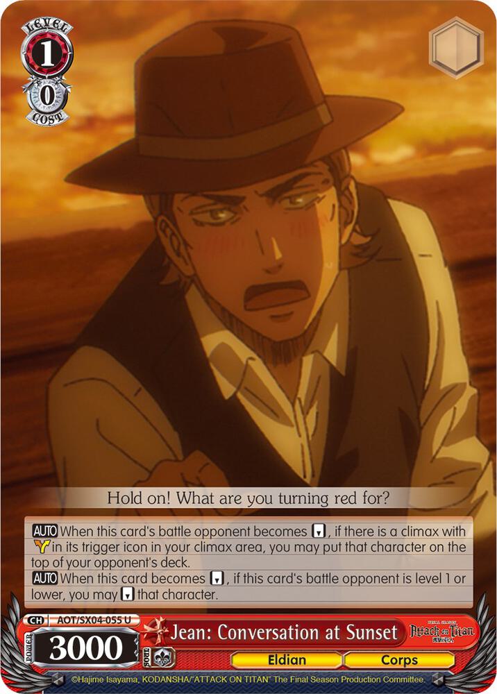 Jean: Conversation at Sunset