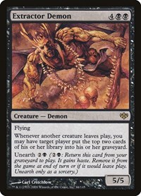 Extractor Demon - Conflux - Magic: The Gathering card