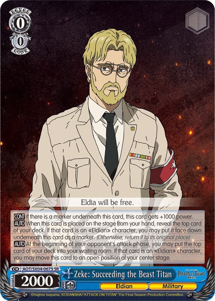 Zeke: Succeeding the Beast Titan (SR)