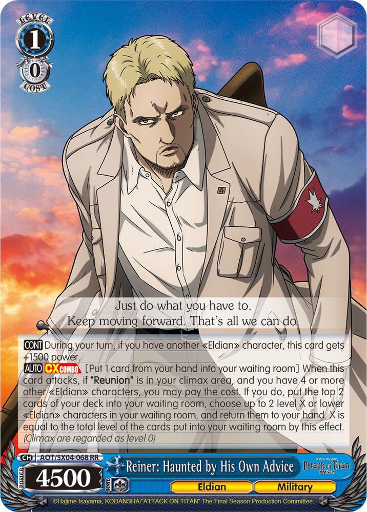 Reiner: Haunted by His Own Advice