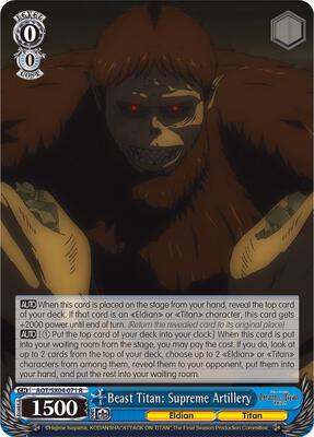 Attack On Titan: Final Season | Weiss Schwarz | TCGplayer