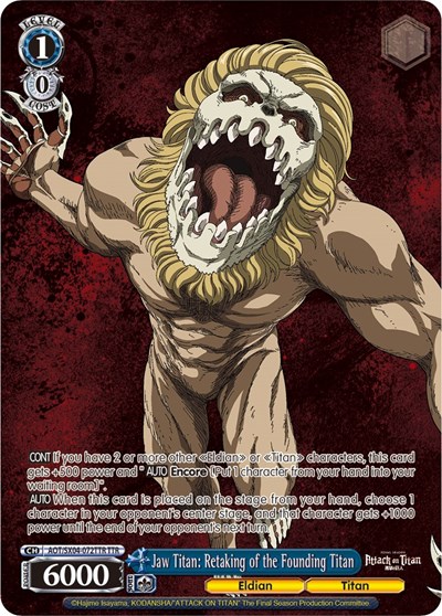 Jaw Titan: Retaking of the Founding Titan (TTR) card
