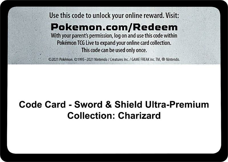 Code Card - Sword & Shield Ultra-Premium Collection: Charizard  from Miscellaneous Cards & Products