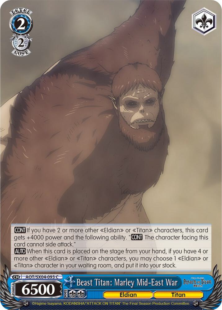 Beast Titan: Marley Mid-East War