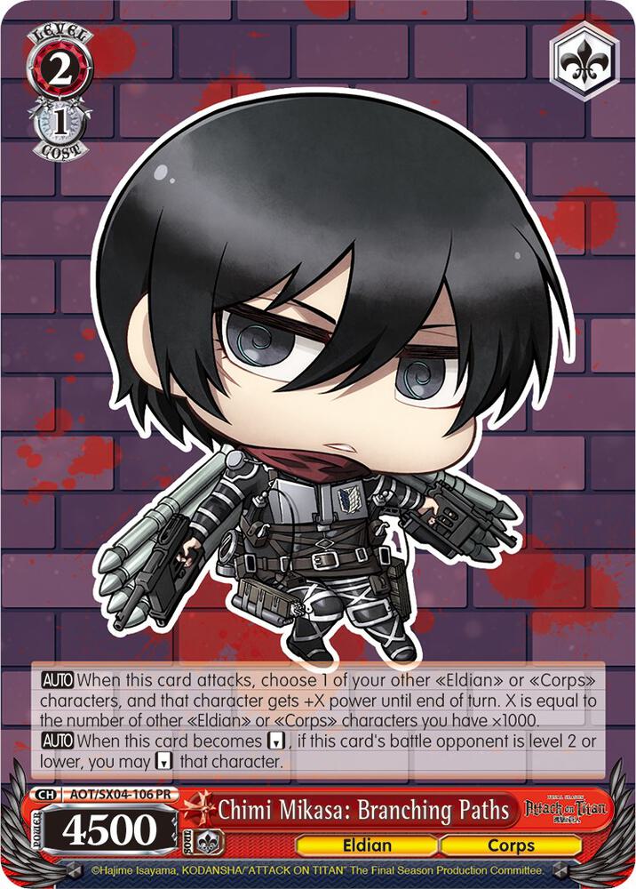 Chimi Mikasa: Branching Paths - Attack On Titan: Final Season