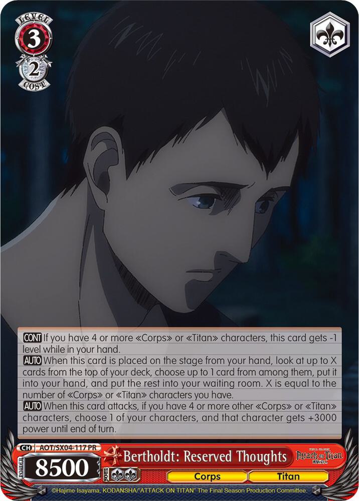 Bertholdt: Reserved Thoughts