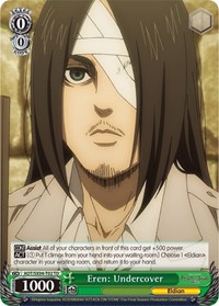 Eren: Undercover - Weiss Schwarz Attack On Titan: Final Season trading card
