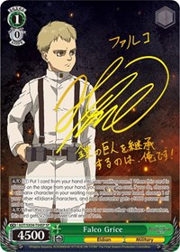 Falco Grice (SP) - Weiss Schwarz Attack On Titan: Final Season trading card