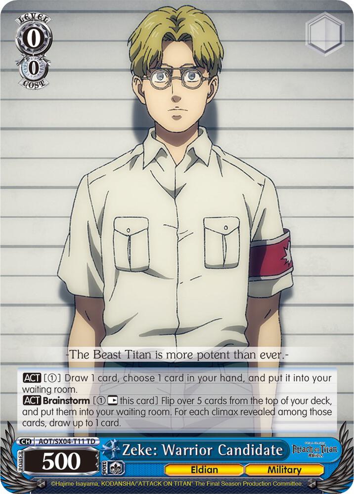 Zeke: Warrior Candidate