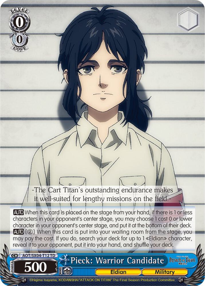 Pieck: Warrior Candidate