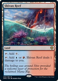 Shivan Reef - Promo Pack: Dominaria United - Magic: The Gathering card